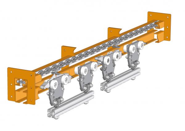 Подвесной транспортер грузонесущий