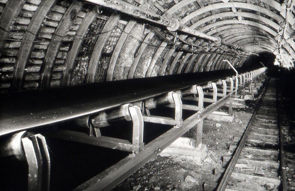 Ленточный конвейер для шахты