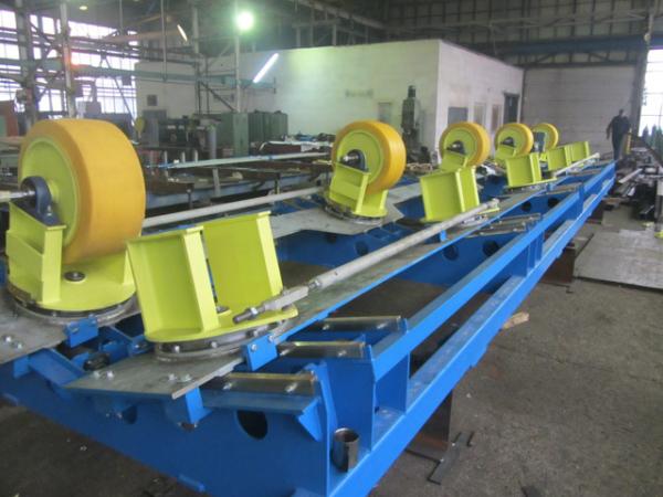 Рольганг спиралевидной подачи труб